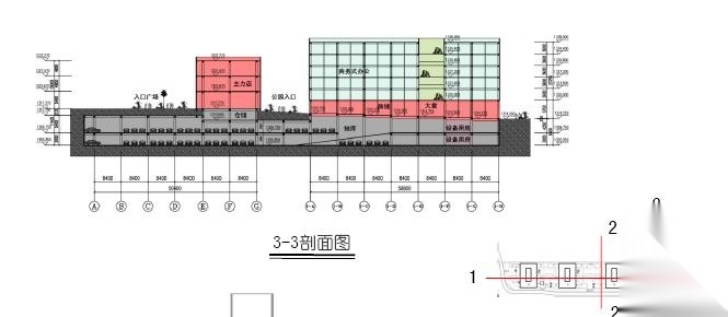 [贵州]六层现代风格岛式商业建筑设计方案文本施工图下载【ID:151644191】