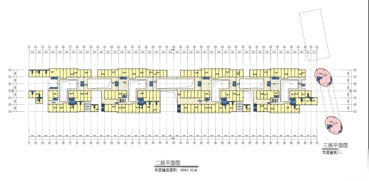 [贵州]六层现代风格岛式商业建筑设计方案文本施工图下载【ID:151644191】