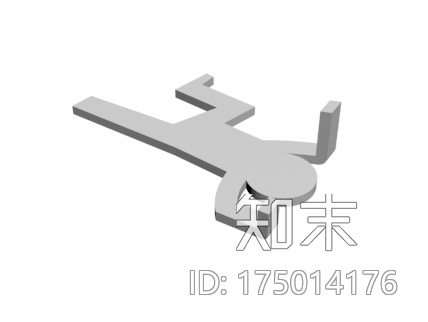 显示屏攀爬小人儿3d打印模型下载【ID:175014176】