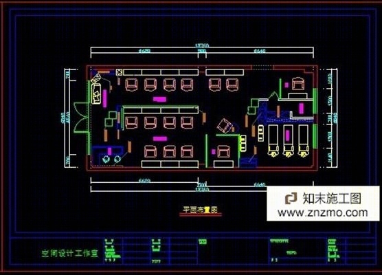 理发店设计施工图施工图下载【ID:36908561】