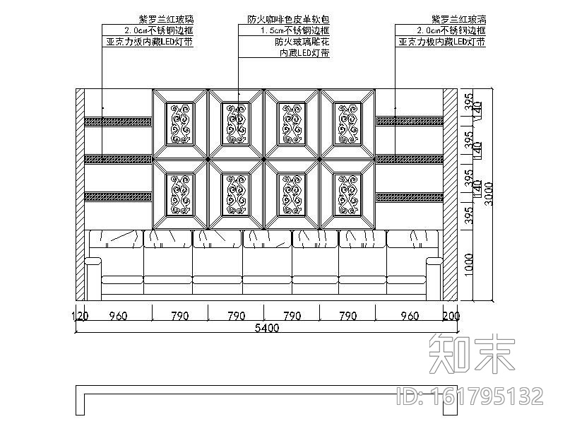 [北京]时尚个性新锐量版式KTV室内设计施工图cad施工图下载【ID:161795132】