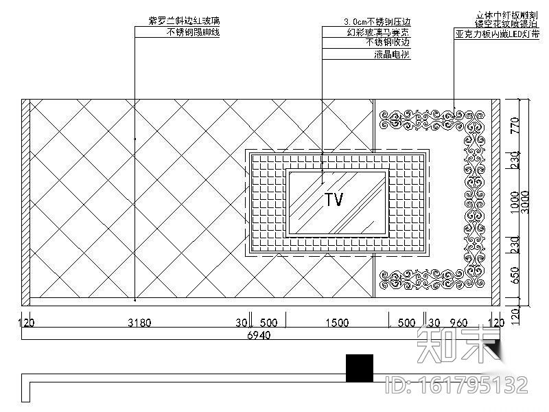 [北京]时尚个性新锐量版式KTV室内设计施工图cad施工图下载【ID:161795132】