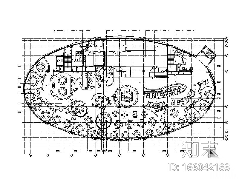 高级食府餐厅全套CAD施工图（含实景图）cad施工图下载【ID:166042183】