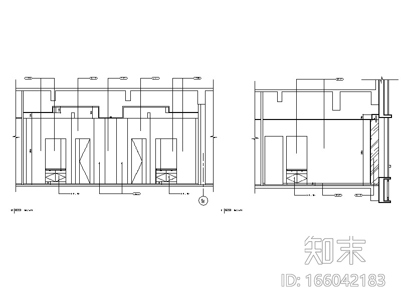 高级食府餐厅全套CAD施工图（含实景图）cad施工图下载【ID:166042183】