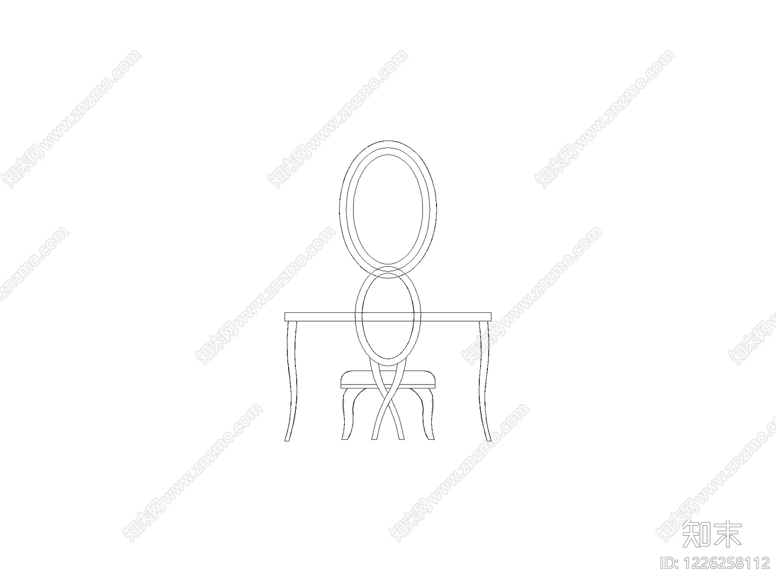 椅子CAD图纸