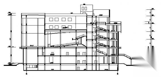 [德清县]某会展中心建筑方案cad施工图下载【ID:166430162】