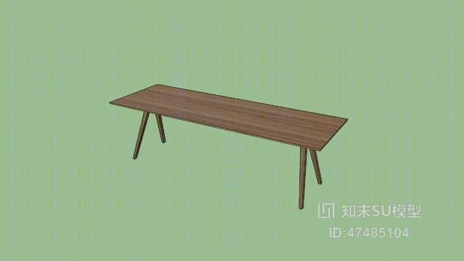 餐桌SU模型下载【ID:618047607】