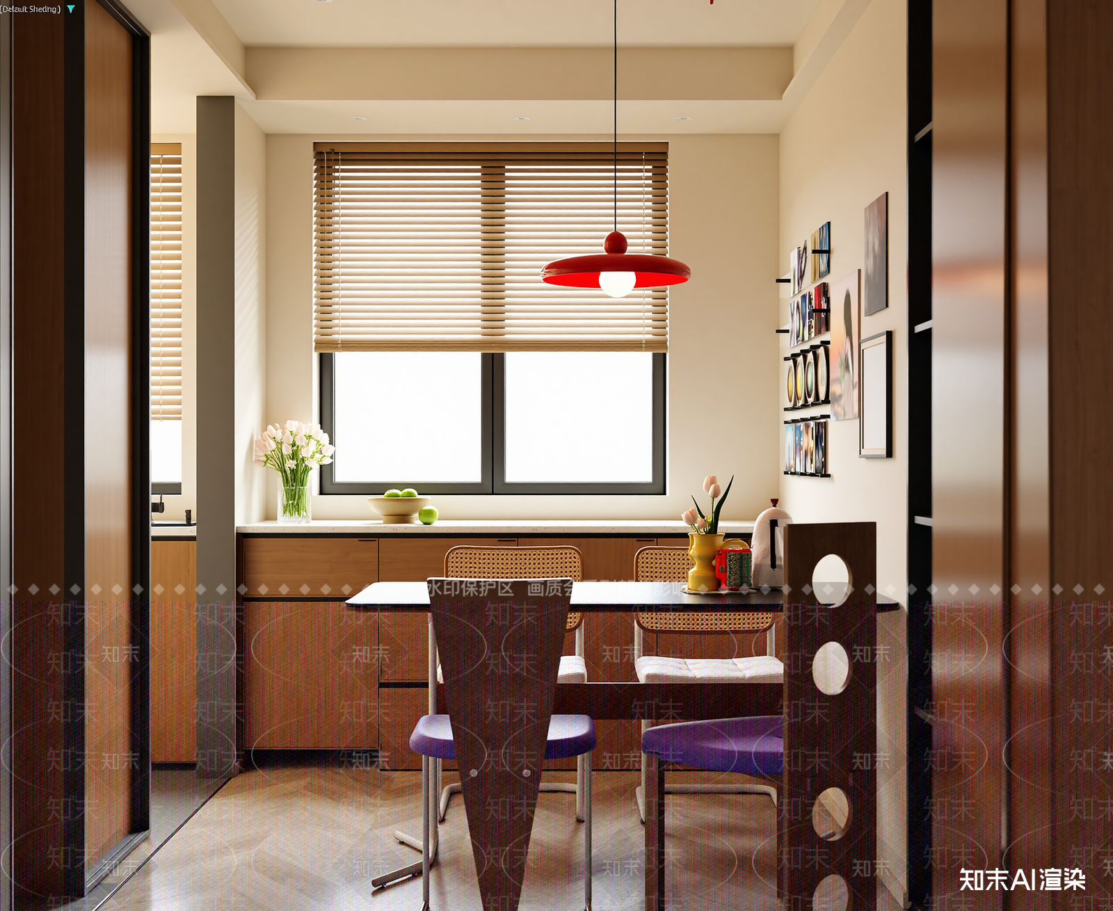 现代家居餐厅3D模型下载【ID:1214941064】