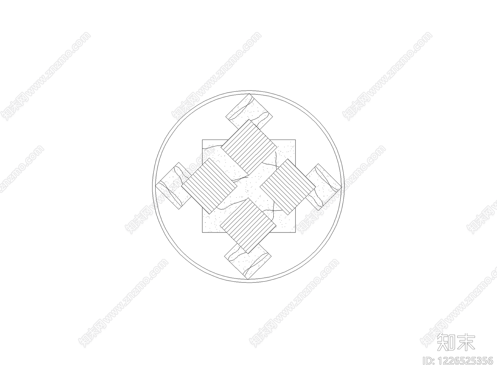 地面拼花CAD图纸