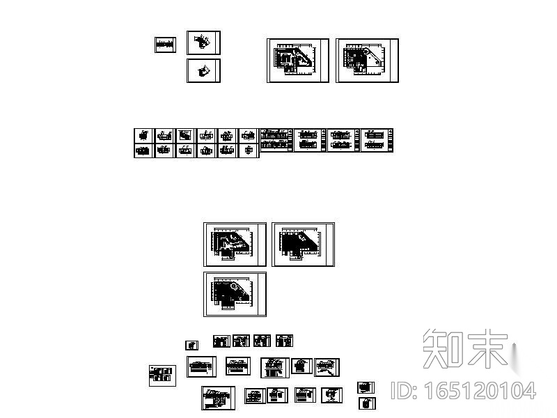 某中式风格茶楼装修图(含实景)cad施工图下载【ID:165120104】