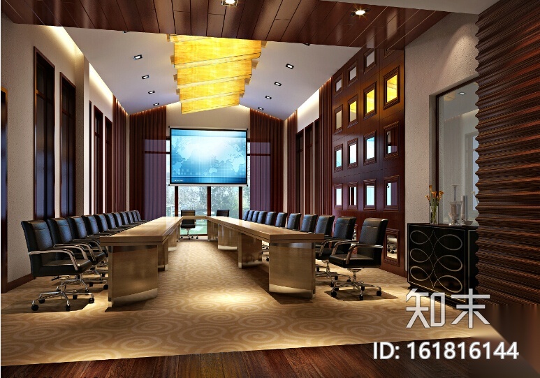 [浙江]精装时尚休闲会所设计施工图（含效果图）cad施工图下载【ID:161816144】