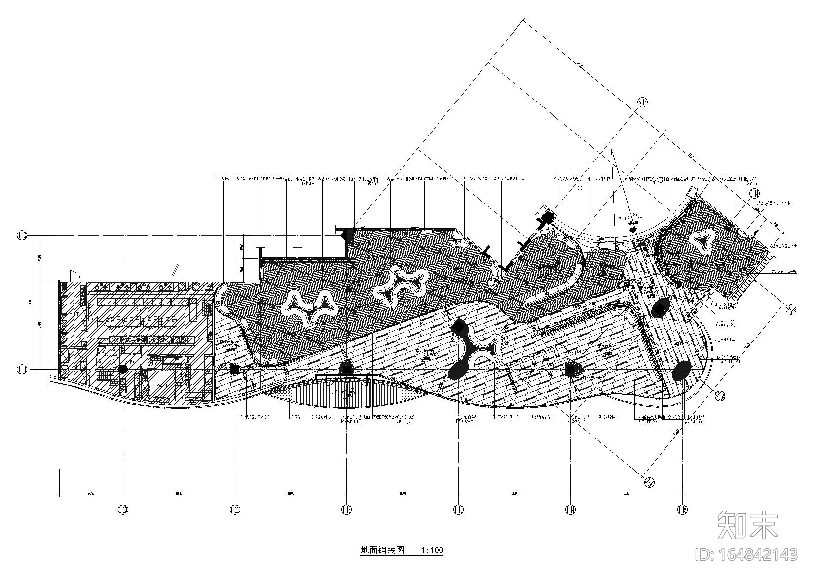 外婆家现代中餐厅施工图+效果图+实景拍摄施工图下载【ID:164842143】