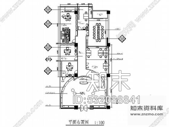 施工图江苏某公司带展厅的办公室装修图施工图下载【ID:532088841】