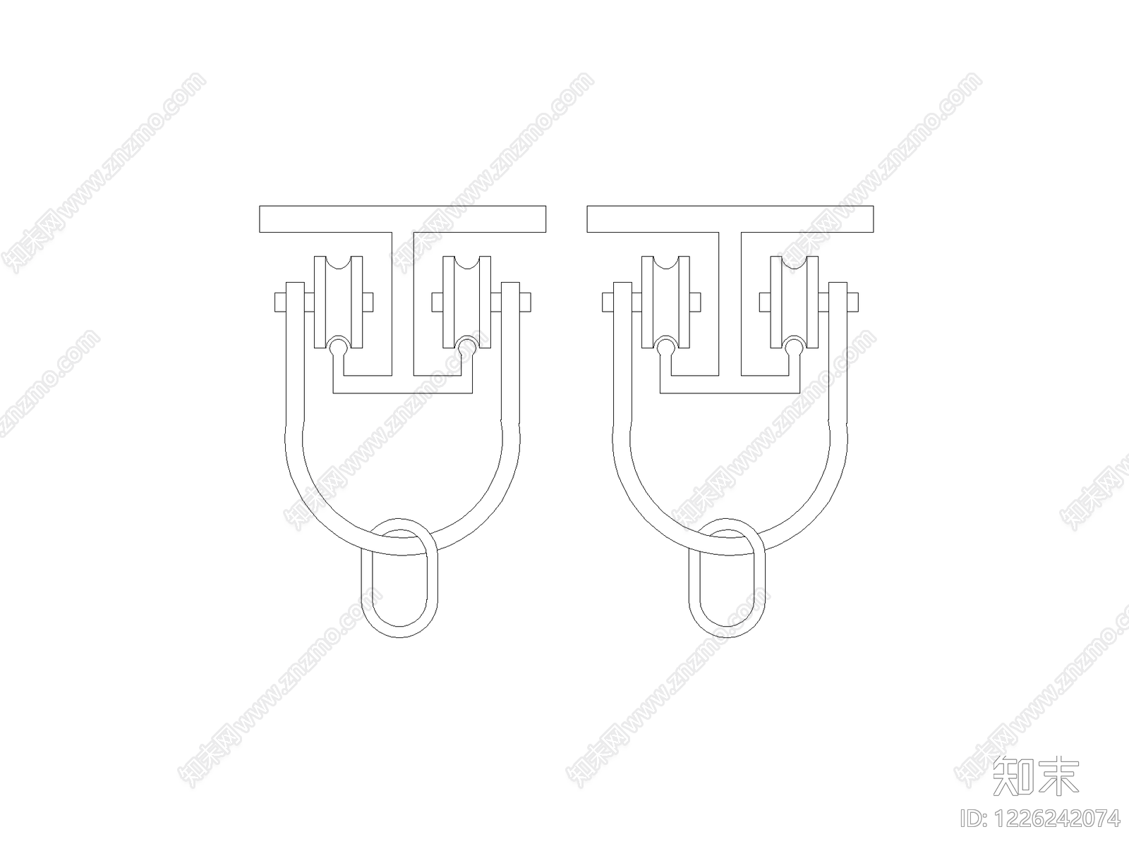 五金管件cad施工图下载【ID:1226242074】