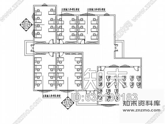施工图广东综合性门户城市学校现代图书馆CAD装修施工图施工图下载【ID:632136183】