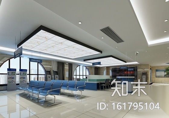 [原创]高新区征收管理机构现代办公楼室内装修施工图（图...cad施工图下载【ID:161795104】