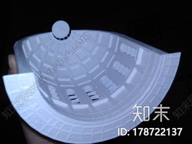 建筑圆顶3d打印模型下载【ID:178722137】