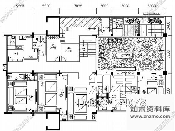 施工图张家港全套皇家ktv装修设计图纸cad施工图下载【ID:632124078】