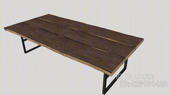 晚餐桌上_SU模型下载【ID:423101420】