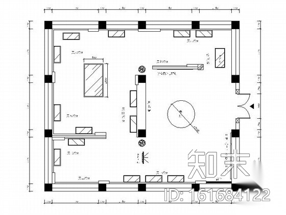 高级中学校史展览馆室内装修图cad施工图下载【ID:161684122】