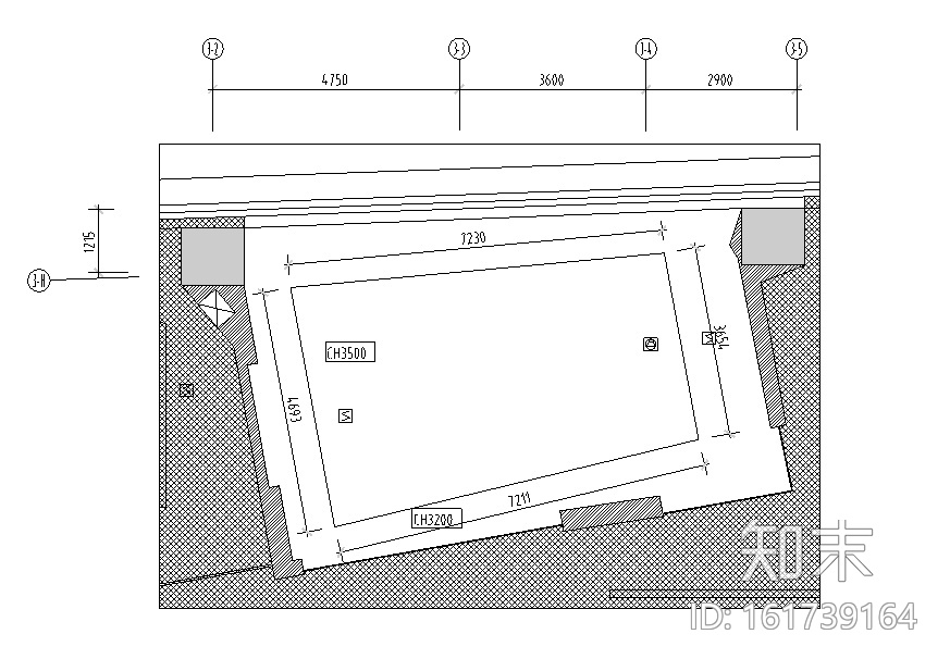 LA公园一号广场办公空间设计施工图（附效果图+材料清单...cad施工图下载【ID:161739164】