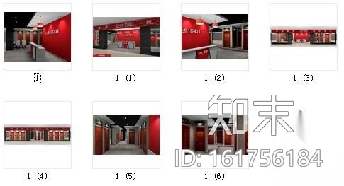 大型实木门专卖店设计图（含效果）cad施工图下载【ID:161756184】