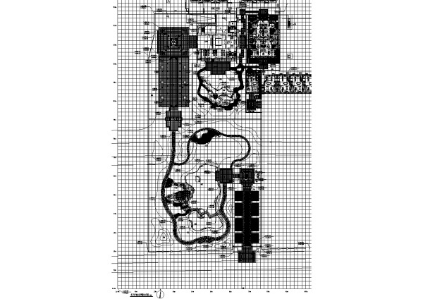 [北京]中式临水大院别墅示范区景观施工图（2016最新独...cad施工图下载【ID:161045172】