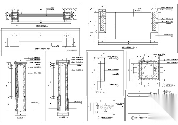 [北京]中式临水大院别墅示范区景观施工图（2016最新独...cad施工图下载【ID:161045172】