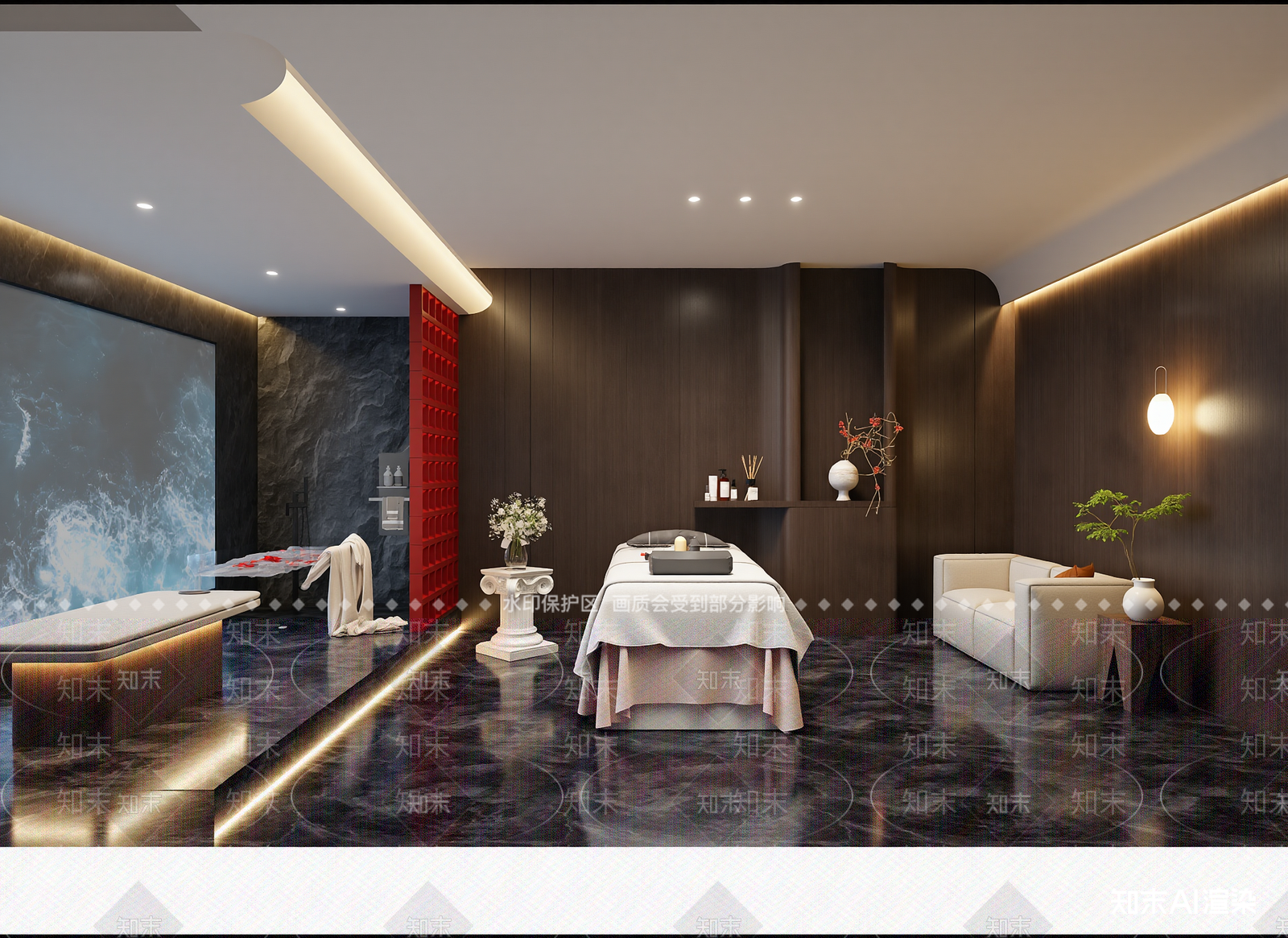 新中式美容院3D模型下载【ID:1214340217】