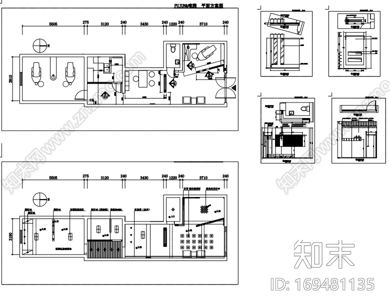 牙科诊所装修cad施工图下载【ID:169481135】