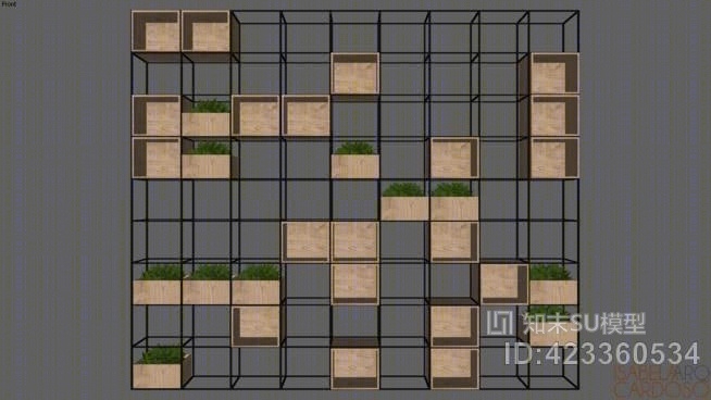 家庭咖啡馆由鹏达建筑SU模型下载【ID:423360534】