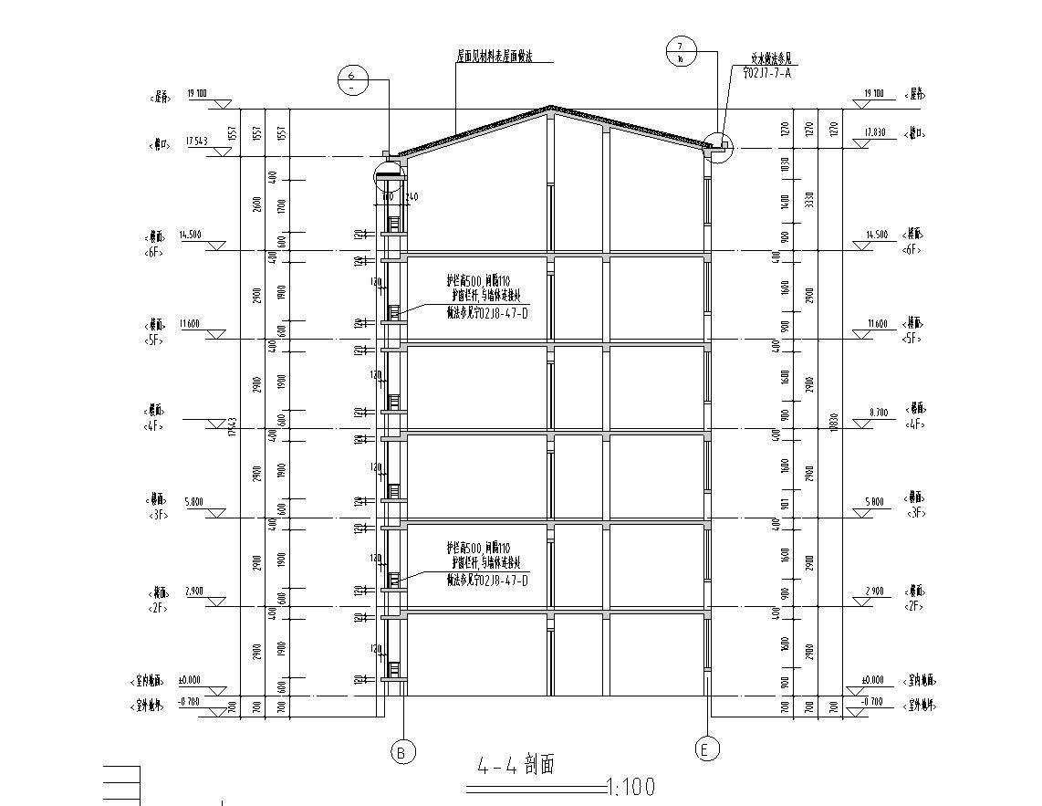 [宁夏]六层砖混结构住宅建筑施工图（含多套方案及效果图...cad施工图下载【ID:149781137】