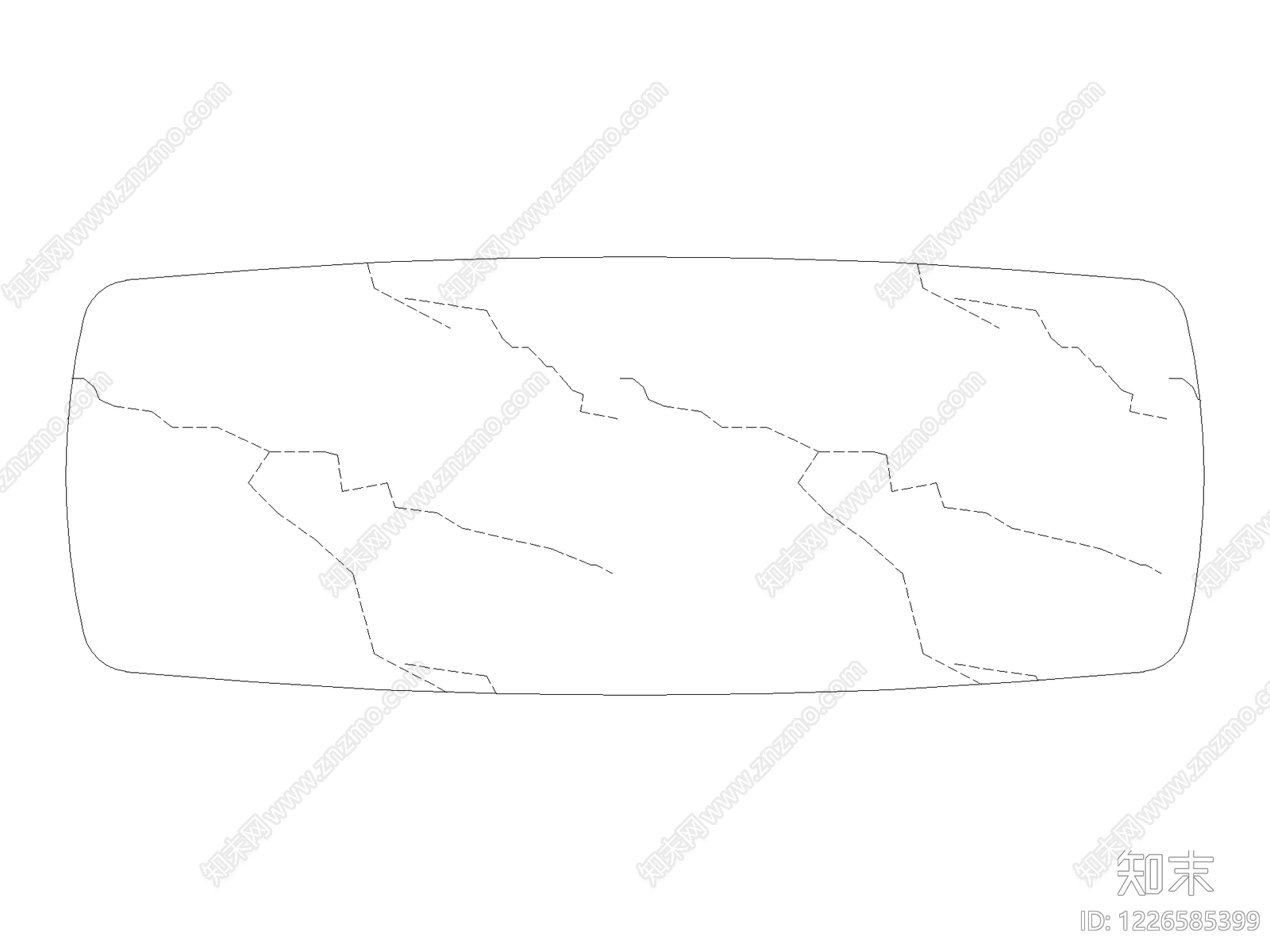 现代背景墙CAD图纸