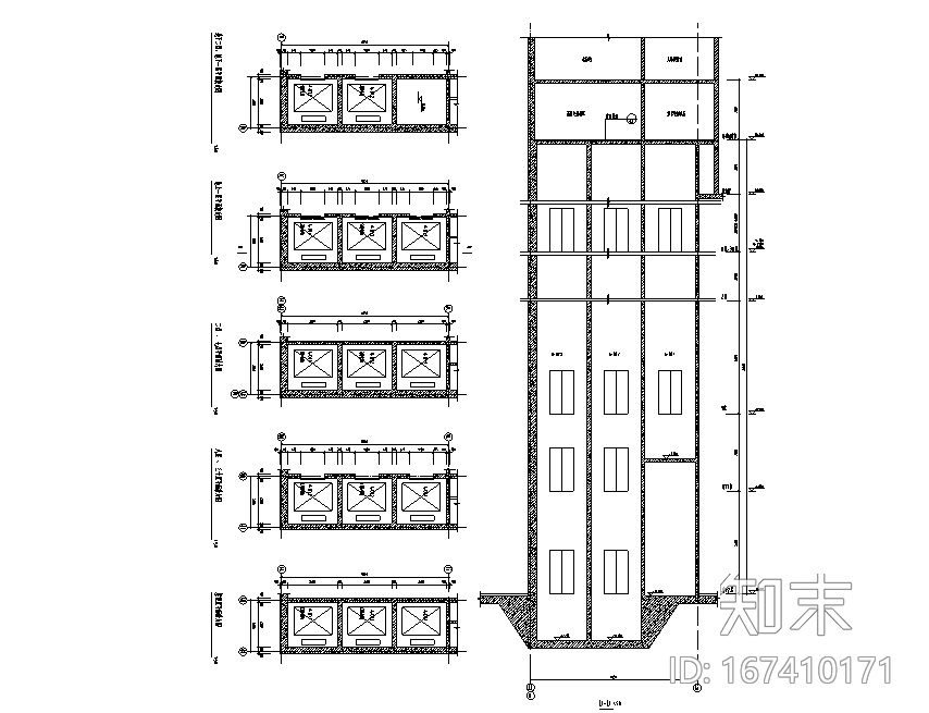 88个电梯自动扶梯节点详图cad施工图下载【ID:167410171】