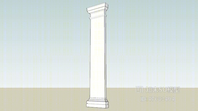 柱头SU模型下载【ID:47683404】