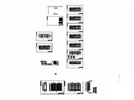 [海南]现代风格高层保障性住房建筑规划设计施工图cad施工图下载【ID:166830123】