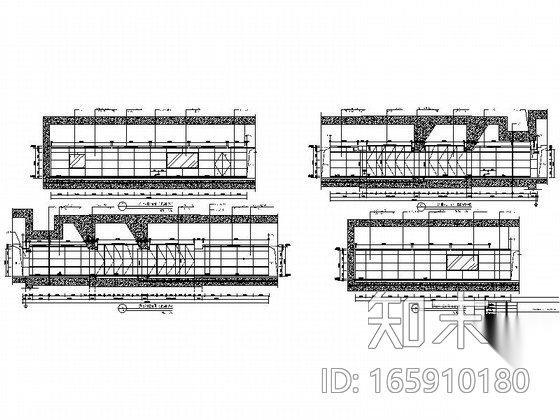 [湖南]知名公司设计城市轨道交通公共区装修施工图cad施工图下载【ID:165910180】