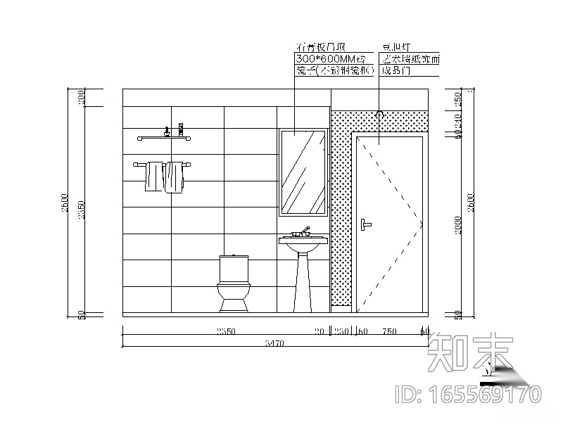 [浙江]小宾馆设计CAD施工图cad施工图下载【ID:165569170】