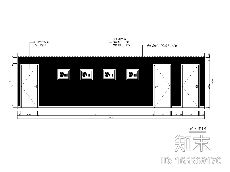 [浙江]小宾馆设计CAD施工图cad施工图下载【ID:165569170】