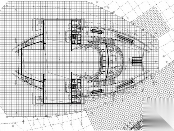[广东]甲级知名高层歌剧院建筑施工图cad施工图下载【ID:160724143】