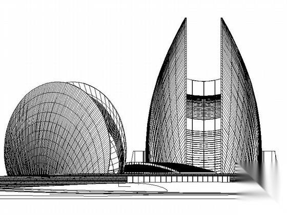 [广东]甲级知名高层歌剧院建筑施工图施工图下载【ID:160724143】