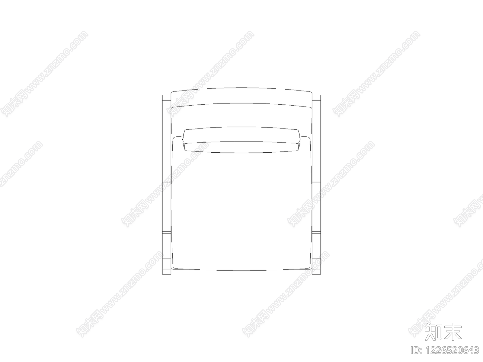 沙发cad施工图下载【ID:1226520643】