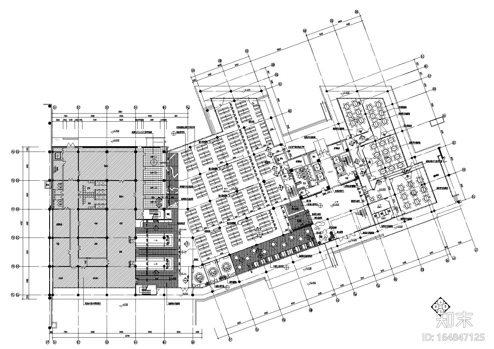 [杭州]阿里巴巴总部建筑工程施工图+效果图施工图下载【ID:164847125】