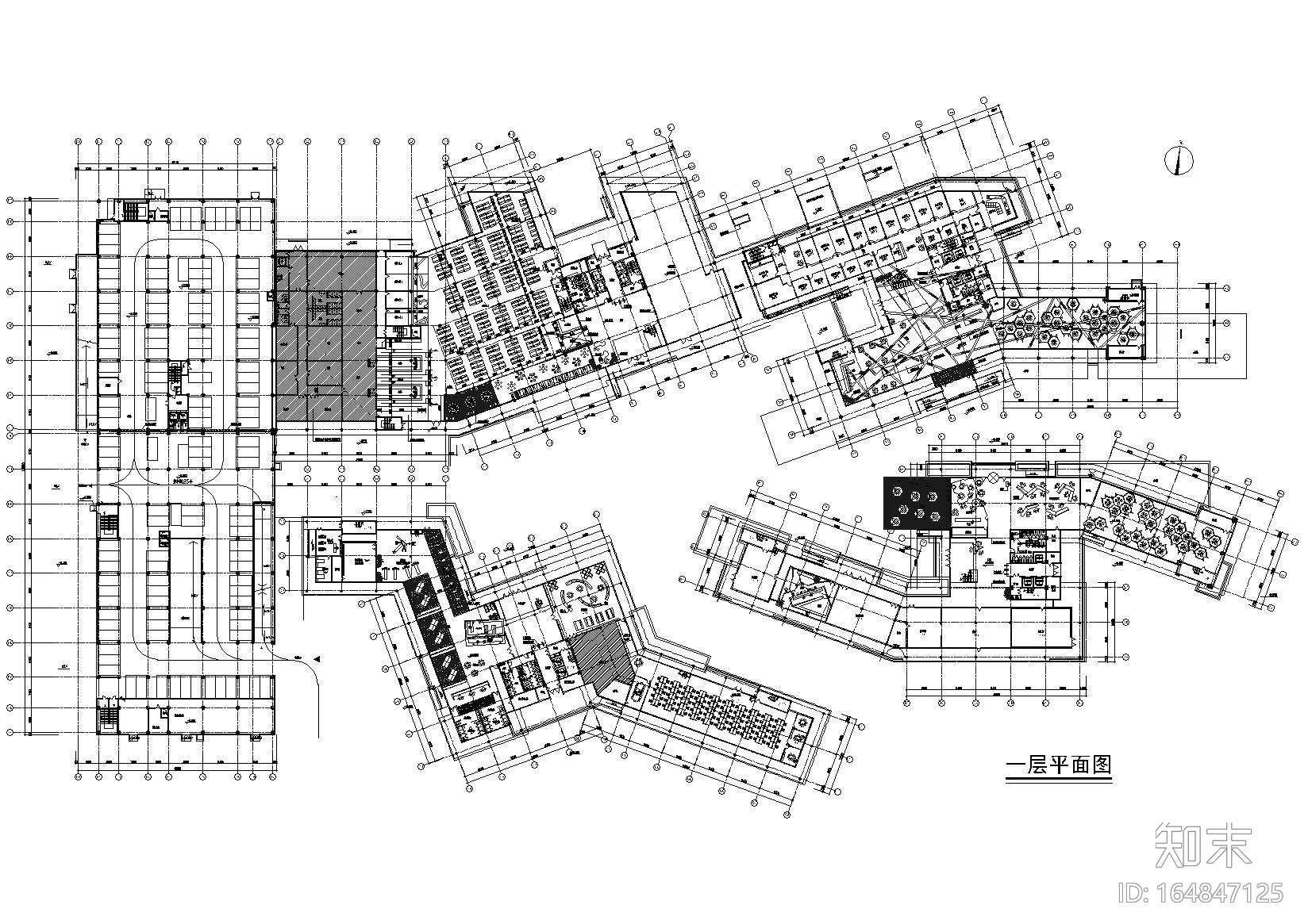 [杭州]阿里巴巴总部建筑工程施工图+效果图施工图下载【ID:164847125】