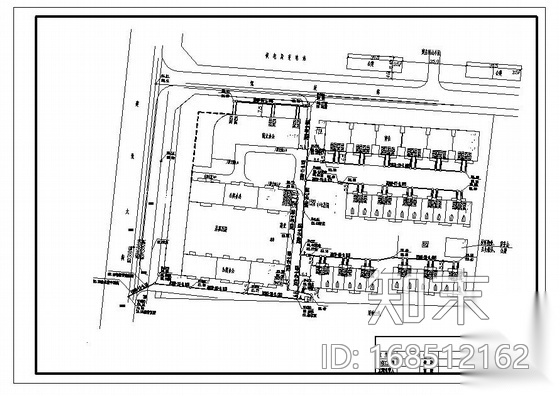 邯郸市某小区室外综合管网平面图cad施工图下载【ID:168512162】