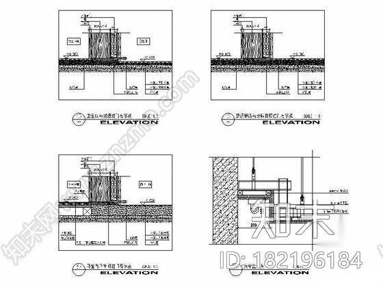 现代A户型四居室装饰装修图施工图下载【ID:182196184】