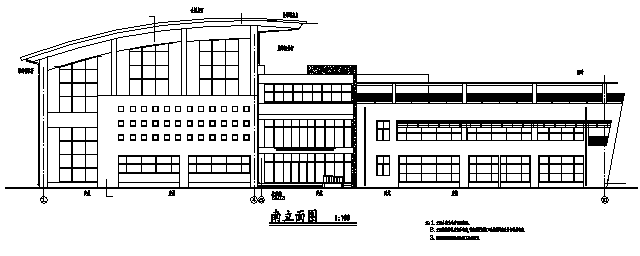 高层框剪结构体育馆建筑施工图(含水暖电全专业图纸)施工图下载【ID:149868194】