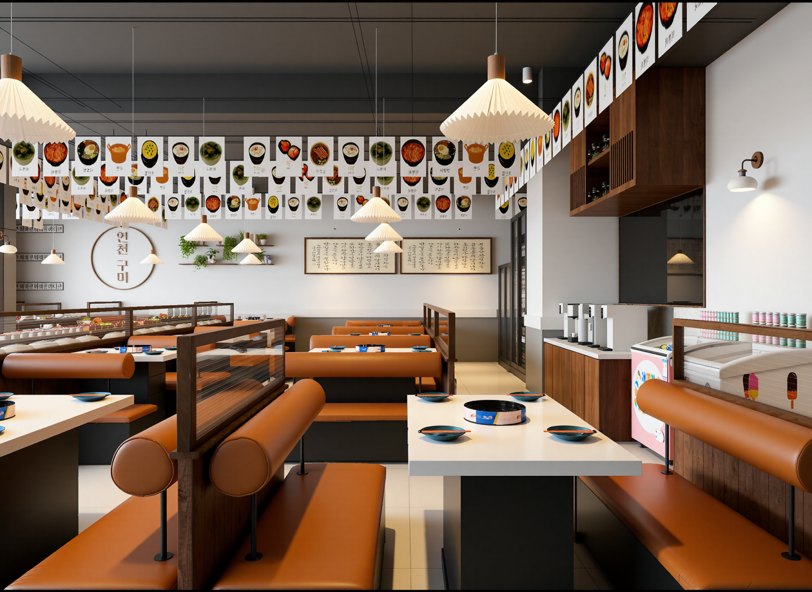 现代日料店3D模型下载【ID:1214781879】