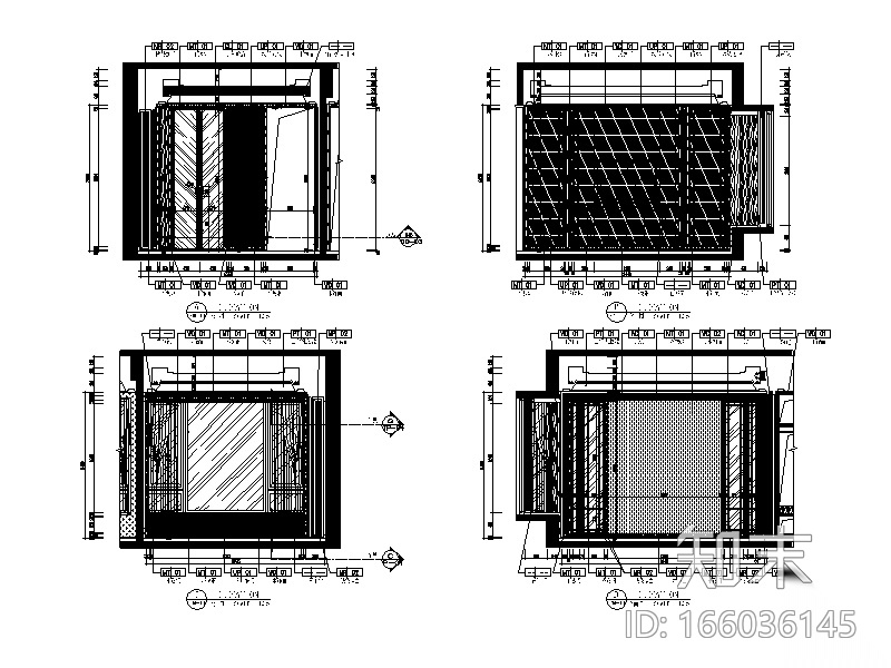 现代板房CAD施工图（含效果图、实景图、3D模型）施工图下载【ID:166036145】