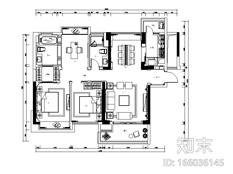 现代板房CAD施工图（含效果图、实景图、3D模型）施工图下载【ID:166036145】